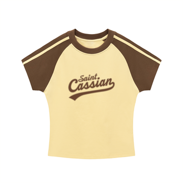 Saint Cassian Bodycon Raglan Sleeve T-Shirt